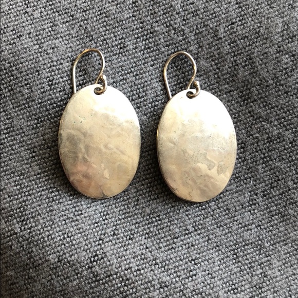 Marjorie Baer Jewelry - Marjorie Baer Hammered Silver Earrings